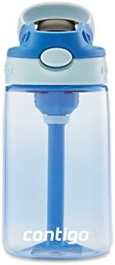 Contigo Kids Water Bottle with Redesigned AUTOSPOUT Straw, 14 oz., Cotton Candy & Gummy | Amazon (US)