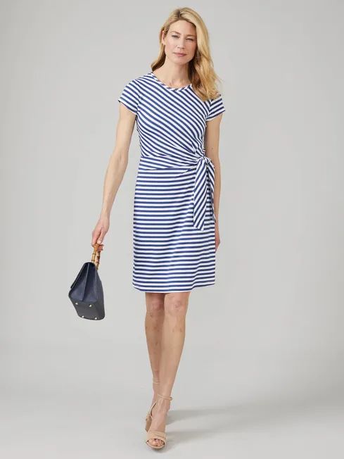 Elora Dress in Bangle Stripe | J.McLaughlin