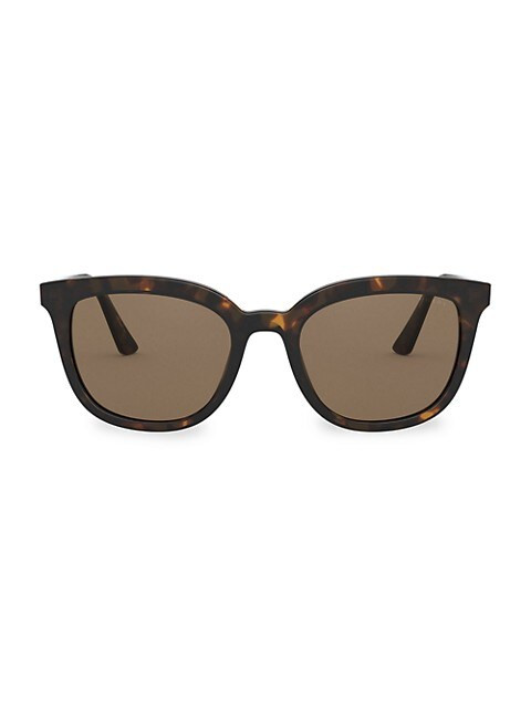 53MM Tortoiseshell Square Sunglasses | Saks Fifth Avenue