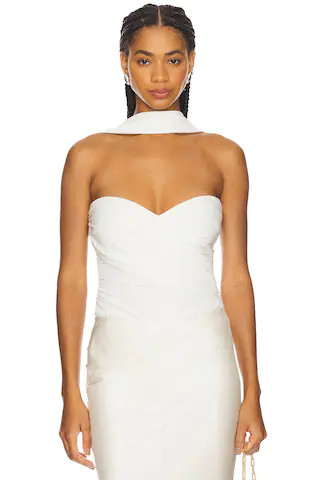 The Shuri Bodysuit in Ivory | Revolve Clothing (Global)