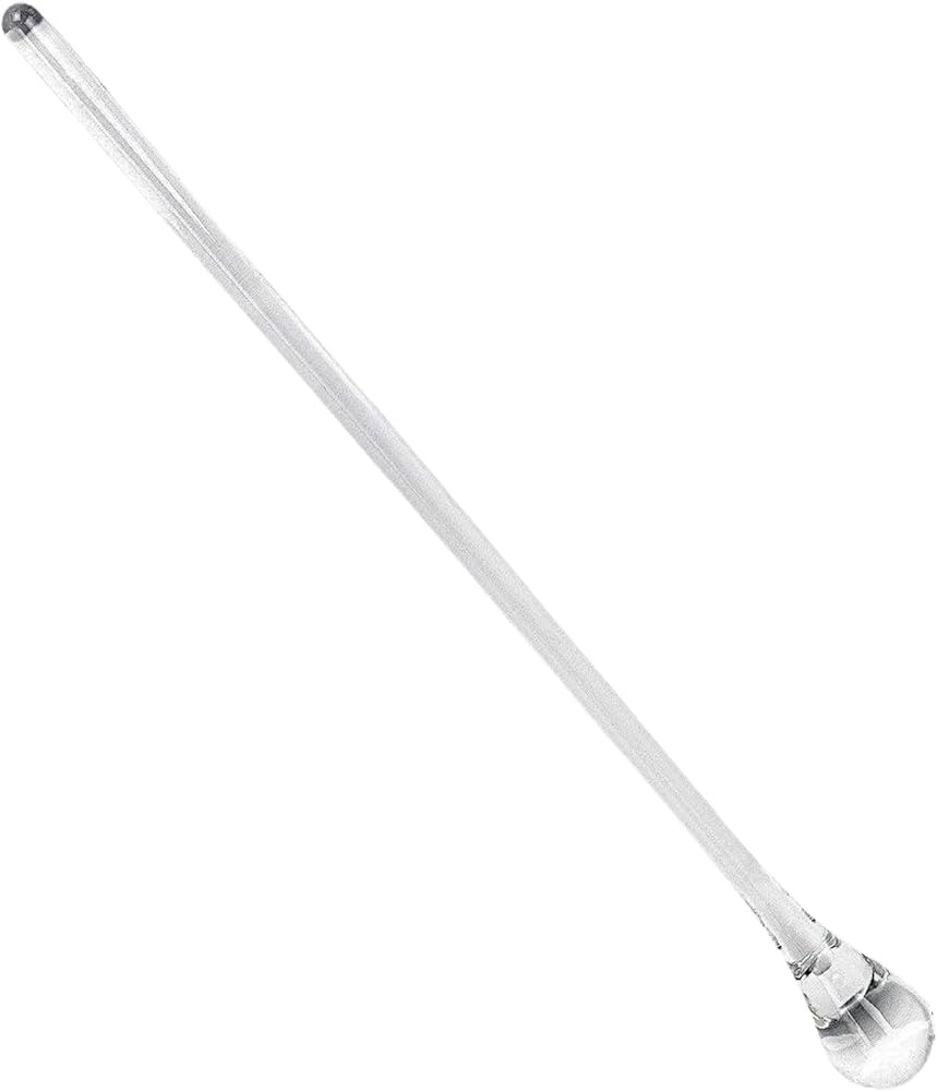 Badash Glass Cocktail Stirrer - 12" Long Mouth-Blown Lead-Free Glass Stir Rod - Bar Cocktail Shak... | Amazon (US)