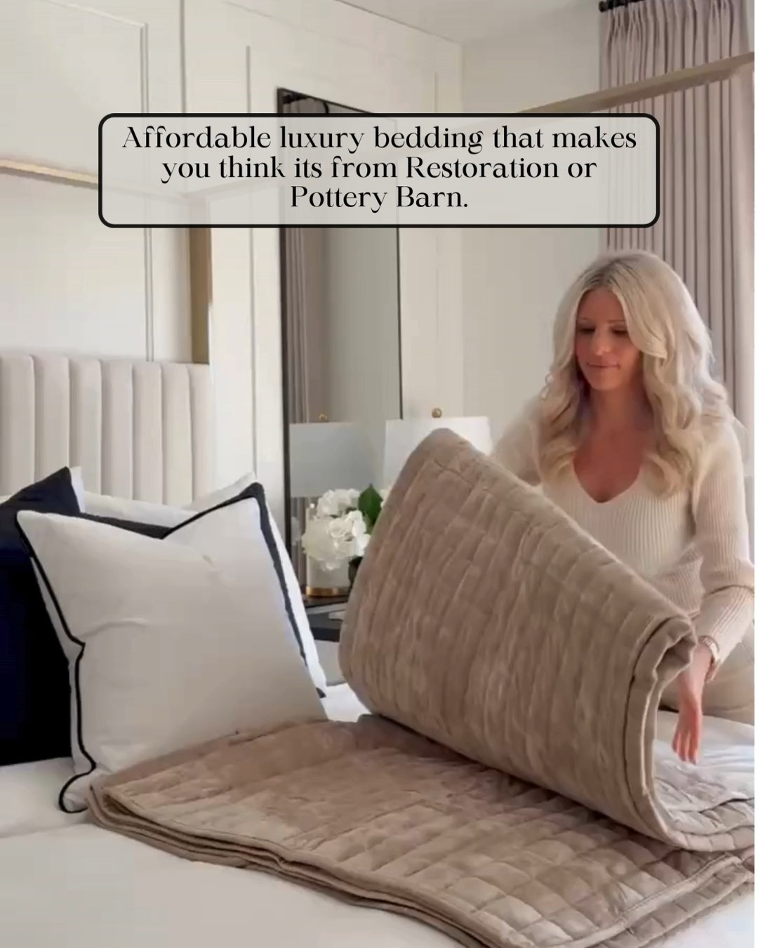 Must Have — HOTEL STYLE BEDDING! This NEUTRAL BEDDING SET creates that luxury hotel bedroom look everyone loves. The texture, layering, and soft neutral tones instantly make a bed look polished, cozy, and professionally styled.

#Amazon #TheHillaryStyle #AmazonHome #LuxuryBedding #HotelStyleBedroom #NeutralBedroom #BedroomRefresh #DesignerBedroom #CozyHome #AmazonHomeFinds 

 #LTKU #LTKOver40 #LTKHome