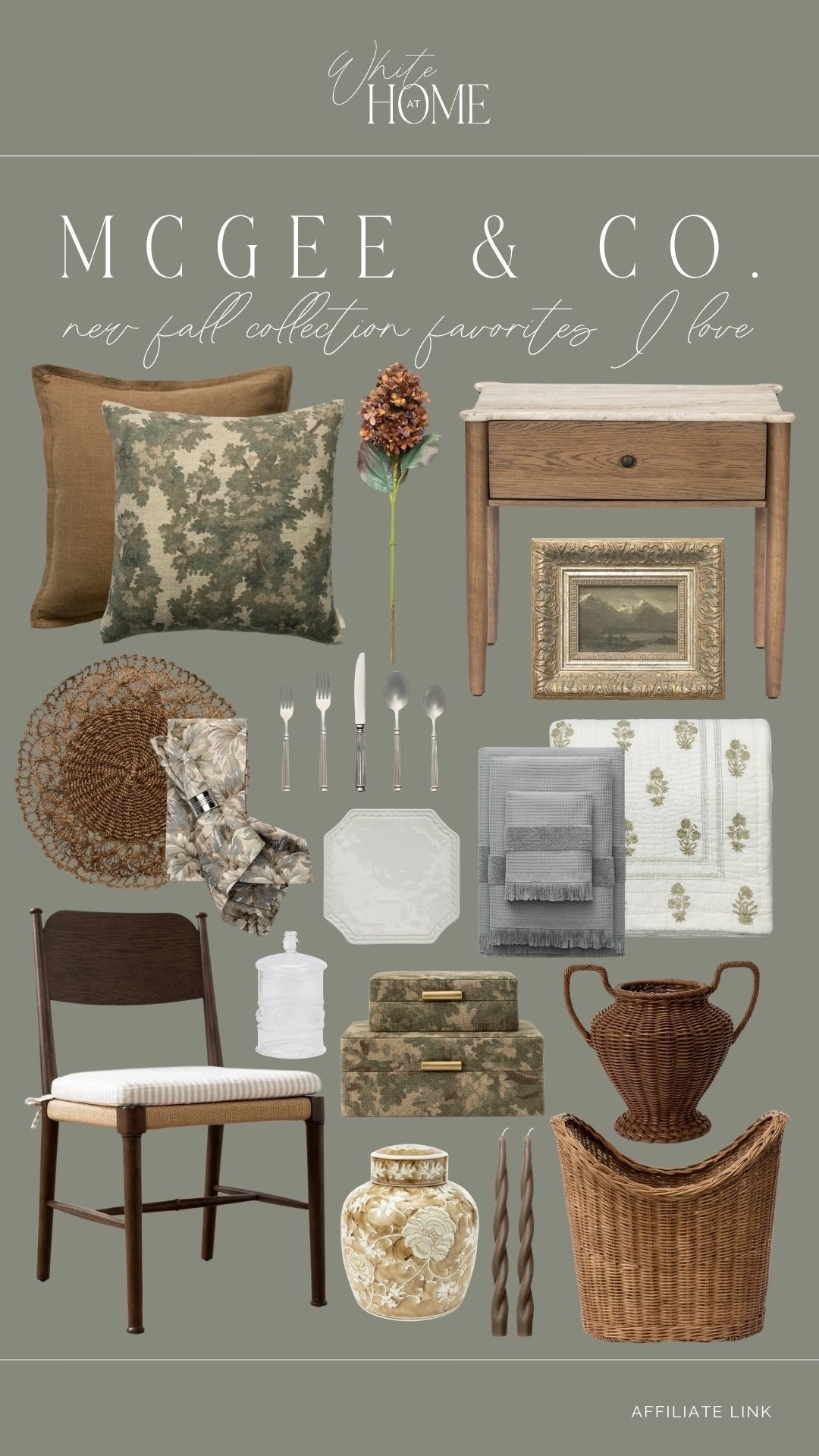 The McGee & Co. fall collection is live!! I am loving the warm brown, green, and blue tones paired together—such an elevated yet cozy color palette. A mix of furniture, decor, and hosting favorites for the new season.

#LTKHome