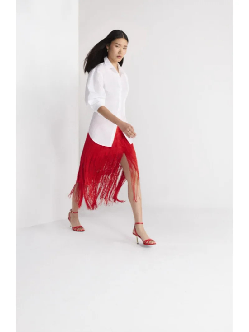 Devil Wears Prada Scoop Collection Women's and Women's Plus Lace Up Cotton Shirt, Sizes XS-4X | Walmart (US)