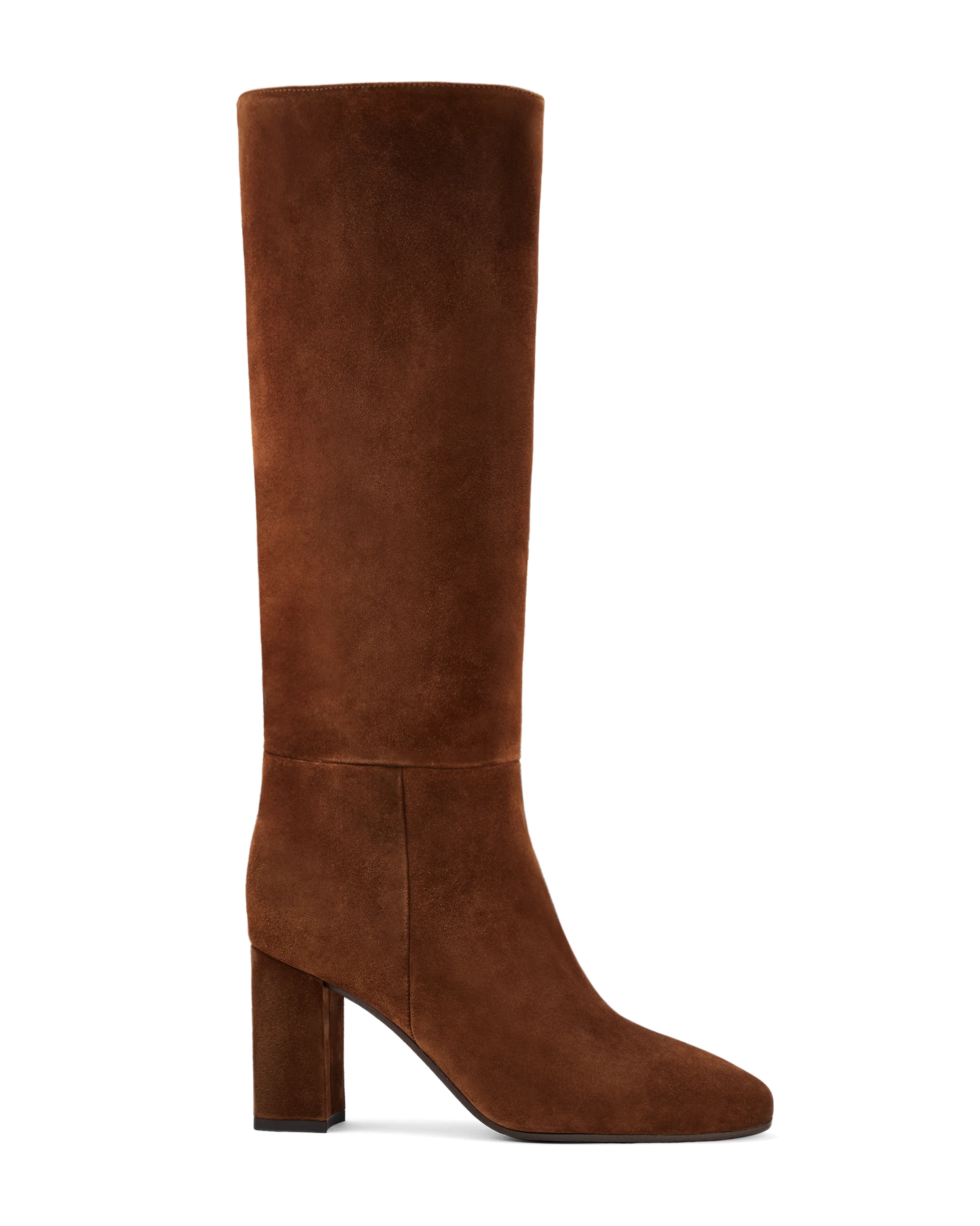 Paloma: Chestnut Suede | Inez Shoes, LLC