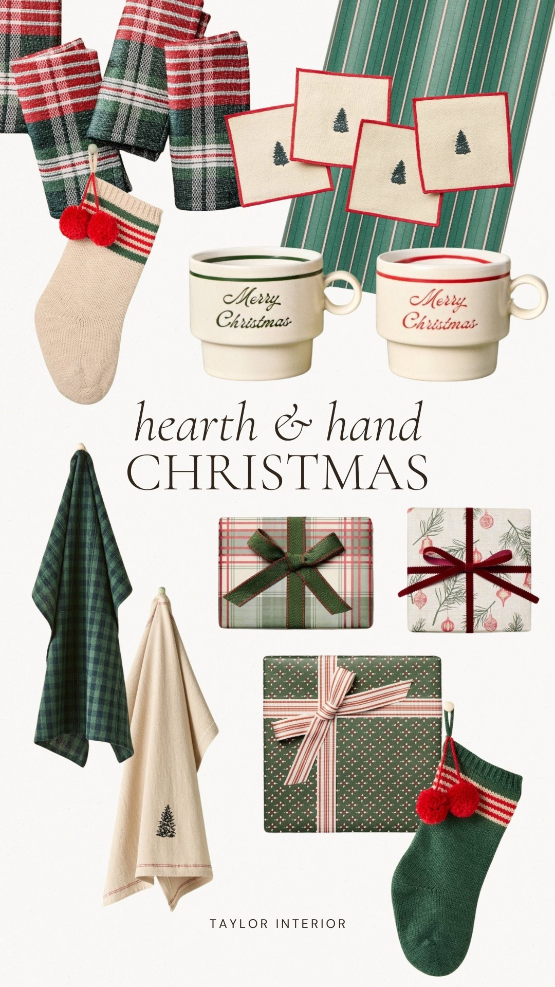 Hearth & Hand Christmas finds that make your home feel cozy and layered for the season — classic napkins for holiday tables, a festive wreath and garland for the entry, cozy coffee cups for slow mornings, patterned wrapping paper for gifting, and classic dish towels and cocktail napkins that add a seasonal touch. ✨

Shop my favorite Hearth & Hand Christmas decor below to create a timeless holiday home. 🤎

hearth and hand christmas decor, hearth and hand napkins, hearth and hand christmas wreath, hearth and hand garland, hearth and hand coffee cups, hearth and hand wrapping paper, hearth and hand cocktail napkins, hearth and hand dish towels, hearth and hand holiday, hearth and hand target, christmas decor, neutral christmas, cozy christmas home, organic modern holiday, warm neutral christmas, neutral holiday decor

#LTKHome #LTKHoliday #LTKSeasonal