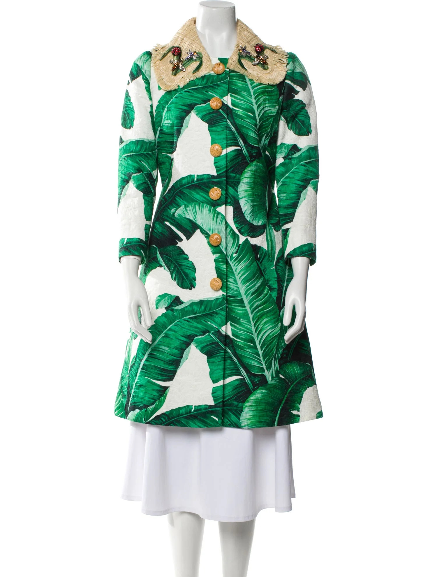 Floral Print Trench Coat | The RealReal