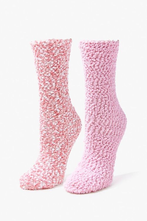 Popcorn Knit Crew Socks Set - 2 Pack | Forever 21 (US)