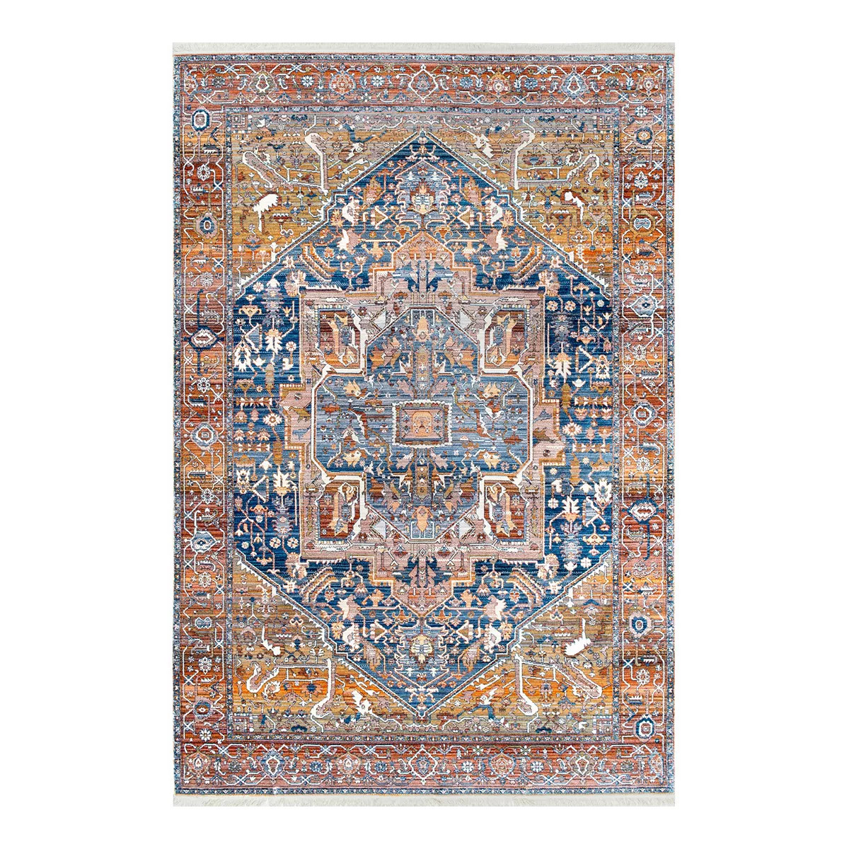 nuLOOM Ehtel Medallion Framed Floral Rug | Kohl's