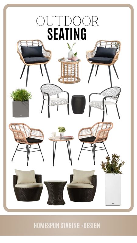 Outdoor seating finds 🌞

#LTKhome #LTKsalealert #LTKSeasonal