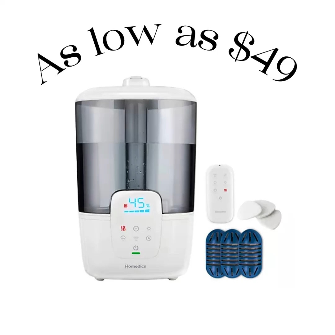 We always run a humidifier during the winter, especially for my little guys, and this one is amazing! It has a built-in night light, UV-C technology to reduce bacteria, and keeps itself clean. Plus, it runs up to 120 hours and works for warm or cool mist 🌫️ 

🌟 Reg. $139.99 -—> Now $69.98**  

💰 **As low as $49 for new customers with code HOLIDAY20**  



#LTKHoliday #LTKGiftGuide #LTKCyberWeek