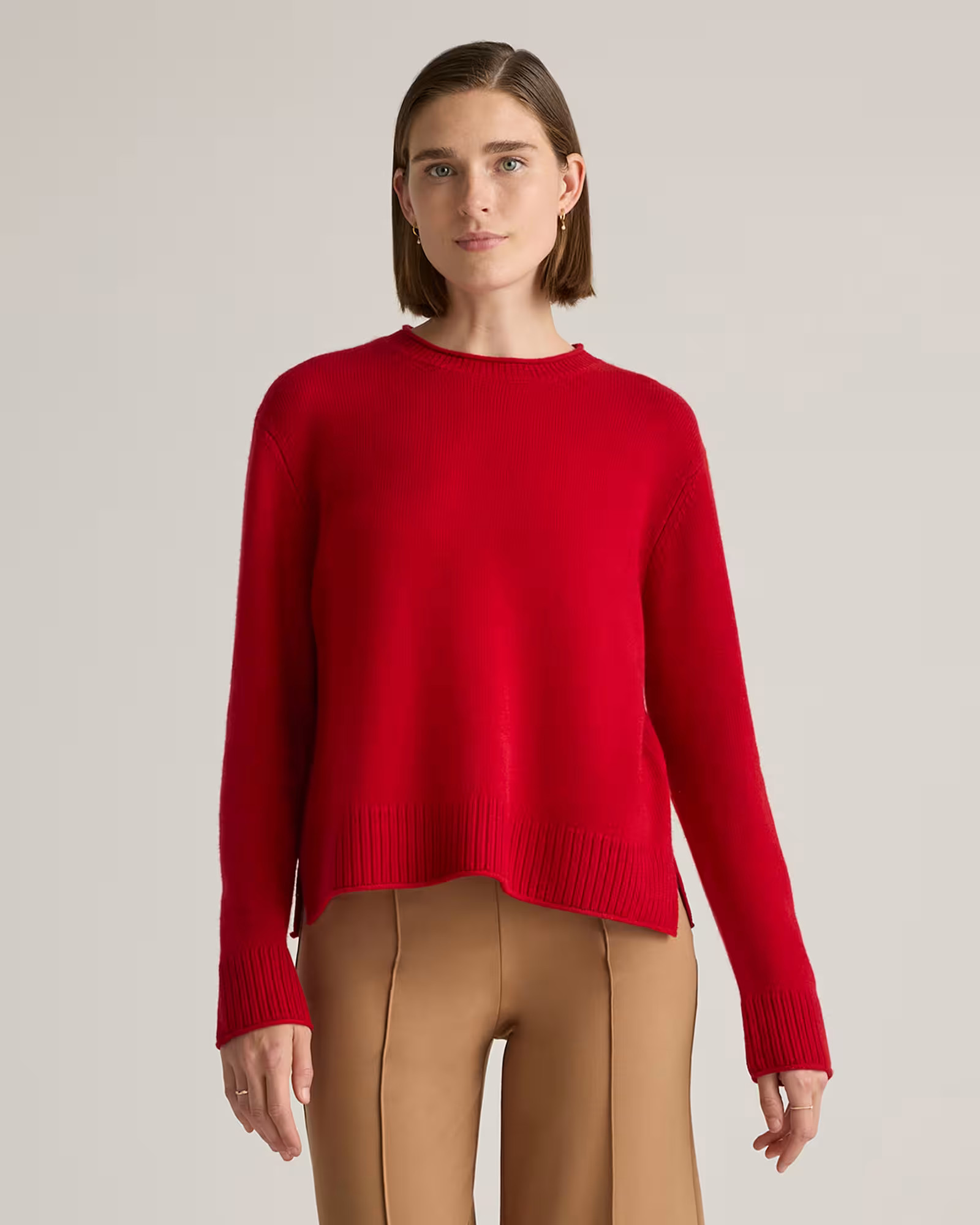 Mongolian Cashmere Boxy Crewneck Sweater | Quince