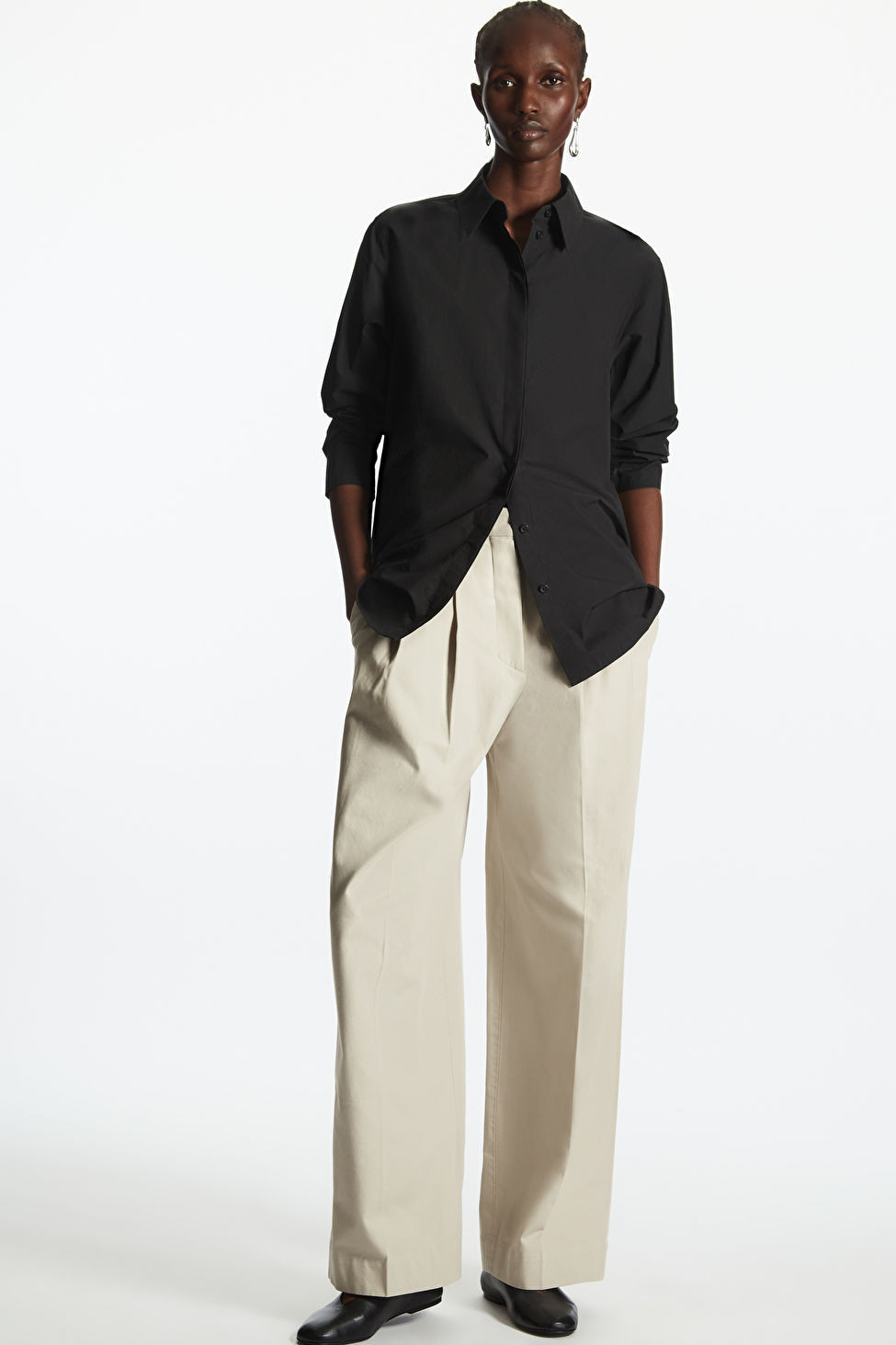 WIDE-LEG TAILORED TROUSERS | COS UK