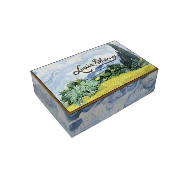 Wheat Field by Van Gogh Chocolate Tin | Smallflower