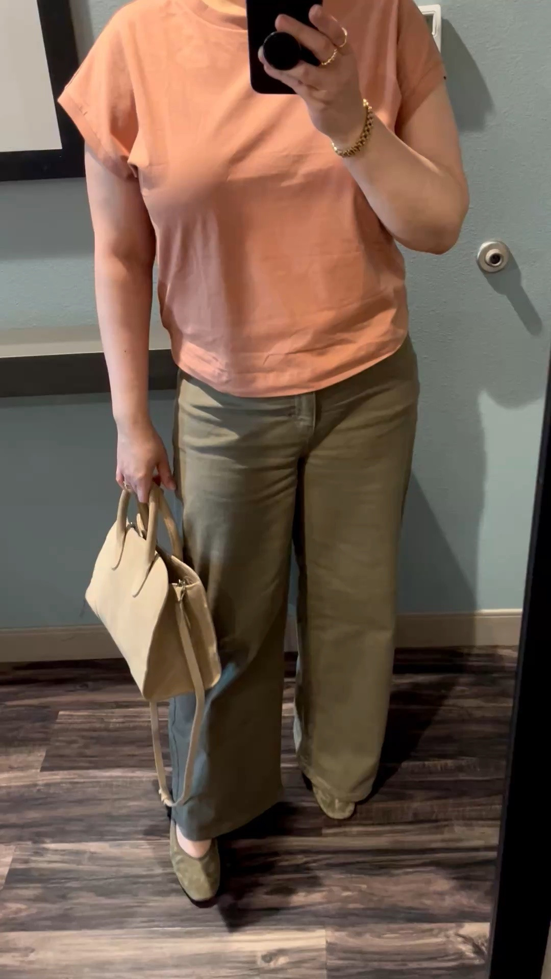 A great spring color combo - rosy mauve and olive green.

#LTKootd #LTKSeasonal #LTKMidsize