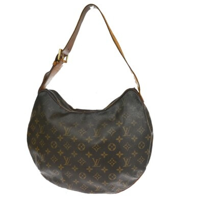 LOUIS VUITTON Croissant GM Shoulder Bag Monogram Leather Brown M51511 35YC109 | eBay US