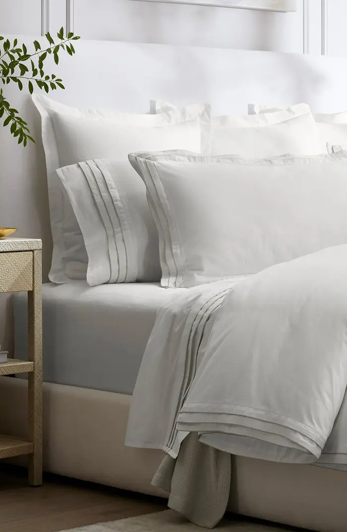 Signature Triple Pleat Duvet Cover & Sham Set | Nordstrom