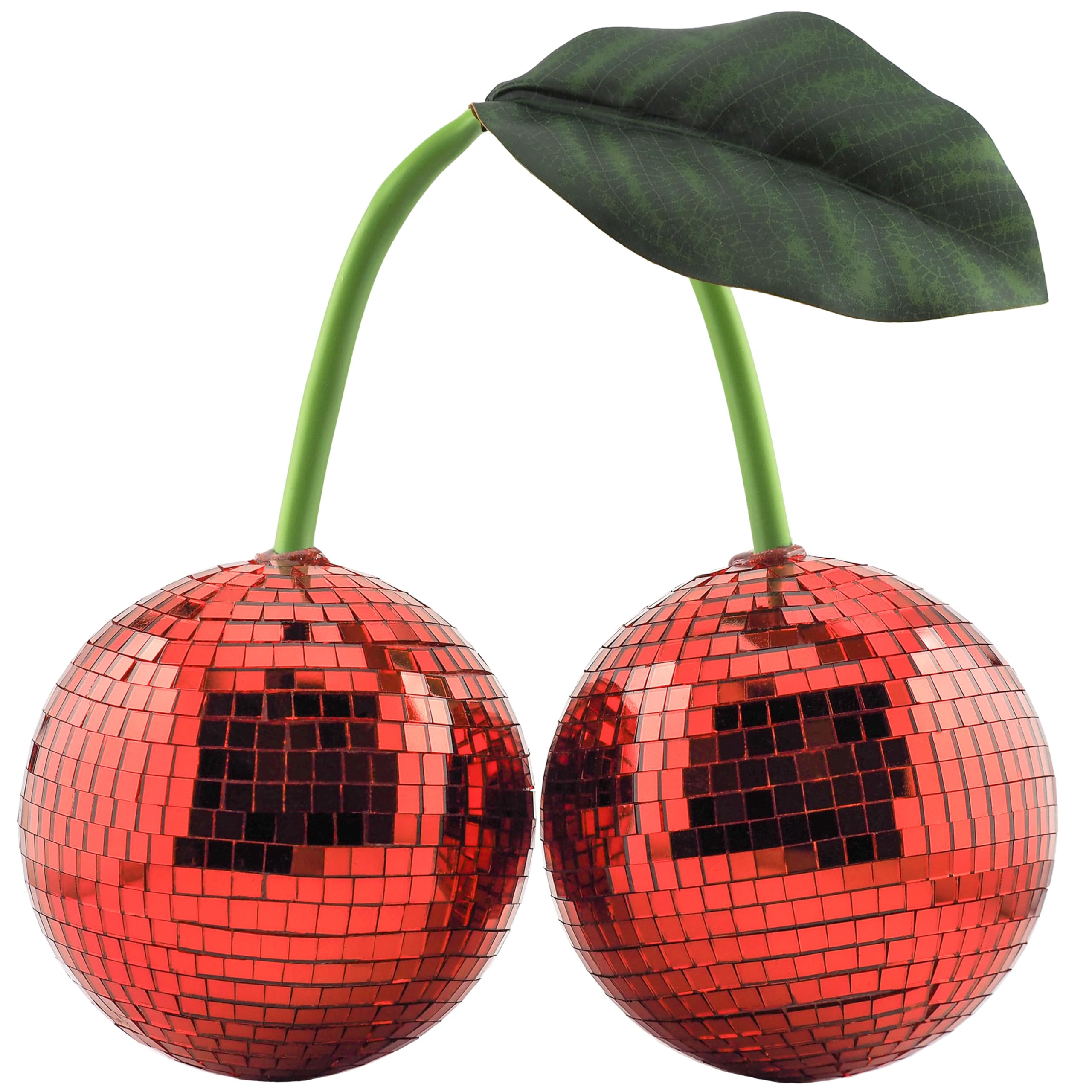 Disco Ball Cherry Disco Mirror Ball Hanging Reflects Light for DJ Club Stage Bar Party Wedding Ho... | Amazon (US)