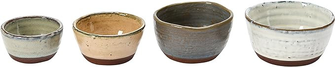 Stoneware Bowls with Reactive Glaze Finish, Set of 4 | Amazon (US)