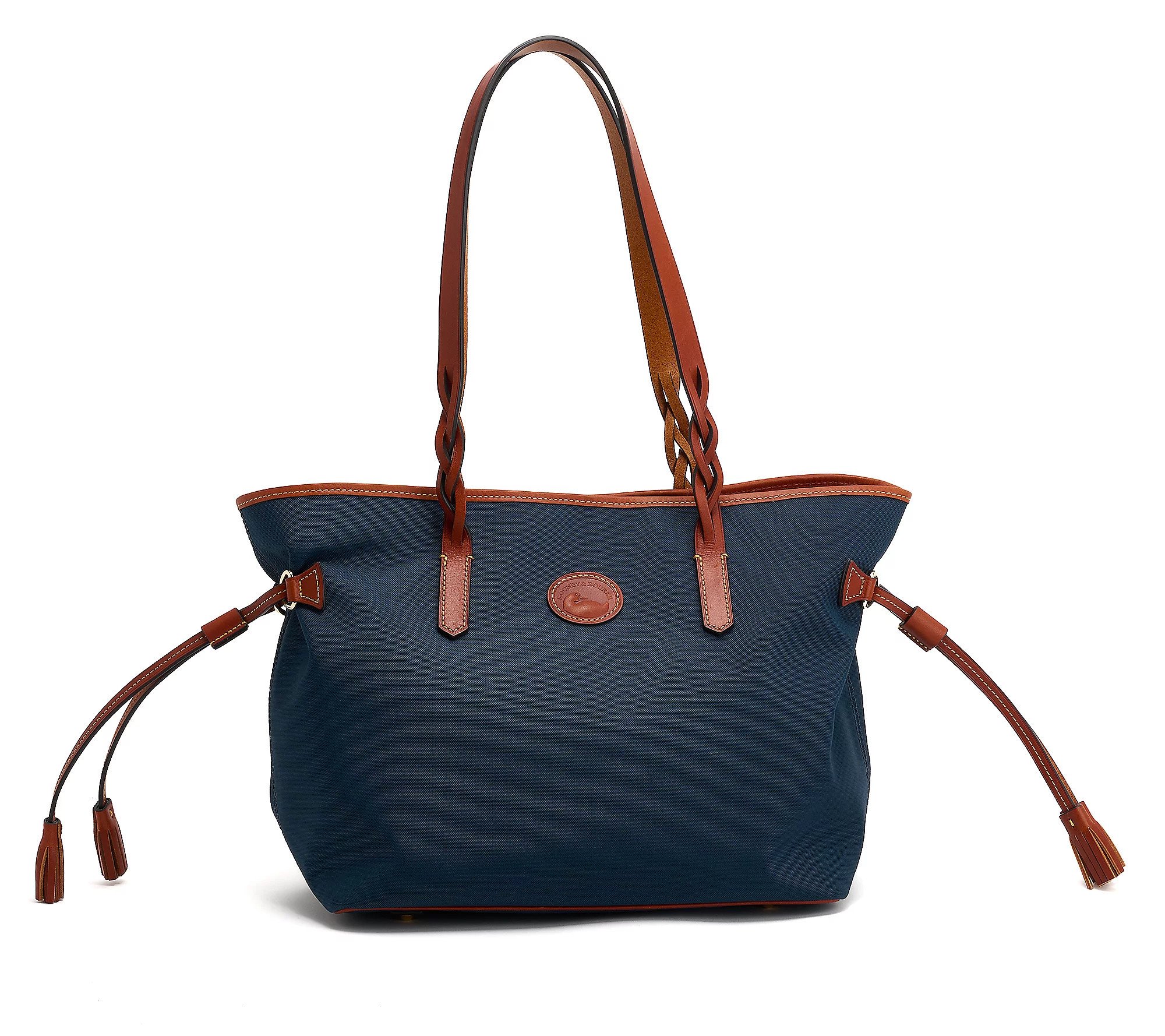 As Is Dooney & Bourke Nylon Bailey Tote with Leather Trim | QVC