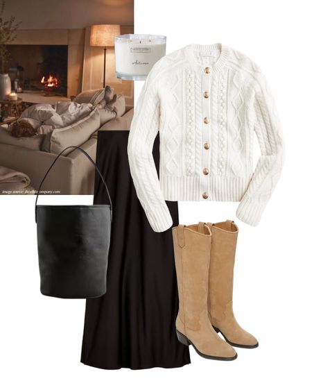 Cozying up for fall. Love this cable knit cardigan and slip skirt with boots. 



#LTKstyletip #LTKHoliday #LTKSeasonal