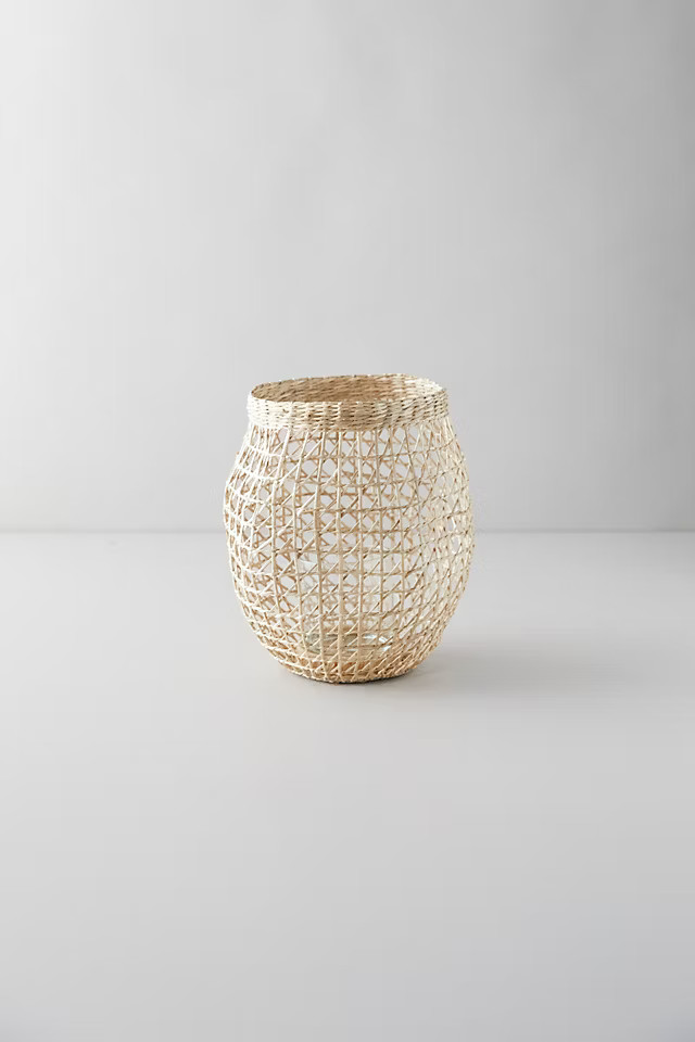 Seagrass Basket Lantern | Anthropologie (US)