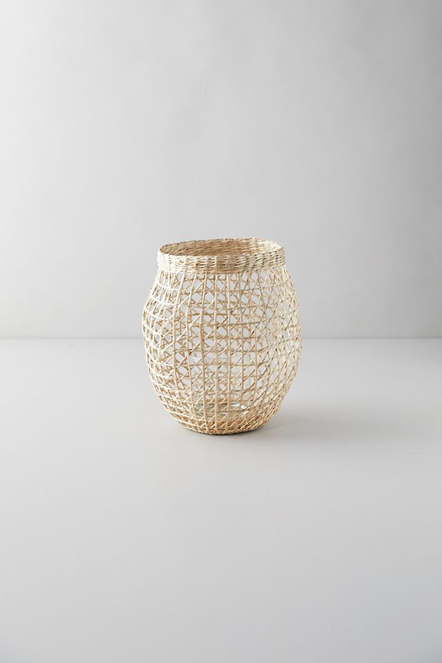 Seagrass Basket Lantern | Anthropologie (US)