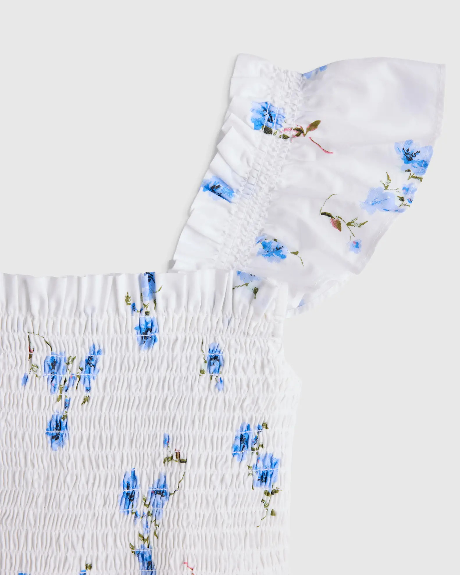 100% Organic Cotton Poplin Smocked Dress | Quince