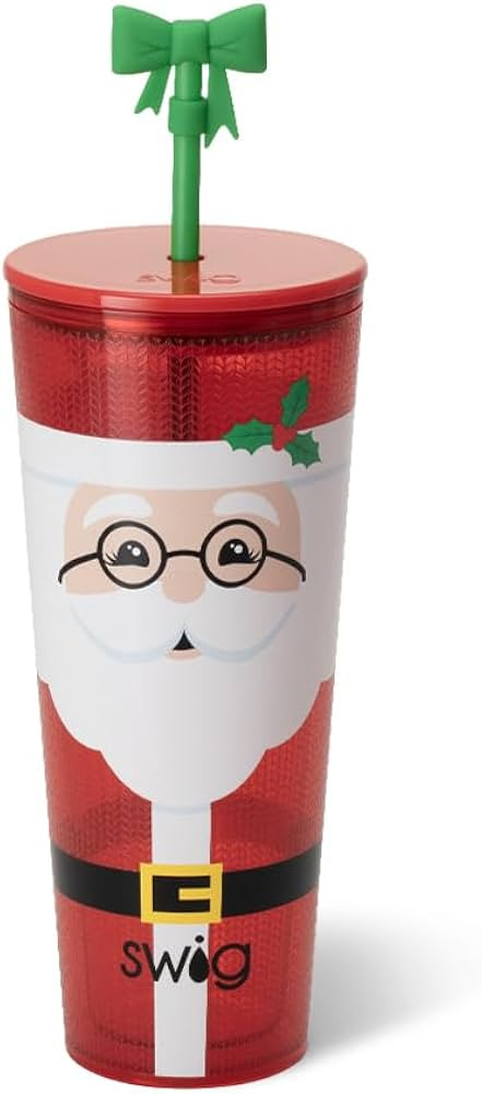 Swig Life 24oz Plastic Tumbler, Cup Holder Friendly Travel Tumbler with Lid & Straw, BPA Free Pla... | Amazon (US)