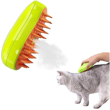 Walbest Cat Steam Brush, 3 In1 Cat Steamy Brush, Self Cleaning Cat Steamy Brush for Cat Dogs, Ste... | Amazon (US)