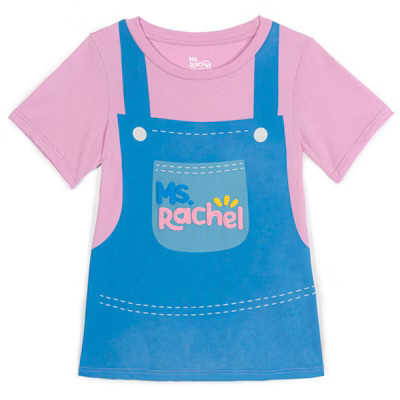 Ms. Rachel Infant Baby Girls Cosplay T-Shirt Pink / Blue 18 Months | Target