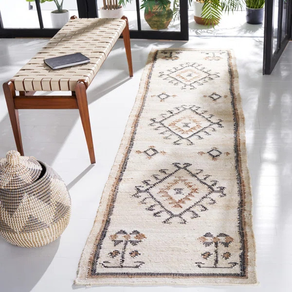 Kalinka Flat Weave Jute Southwestern Rug | Wayfair North America