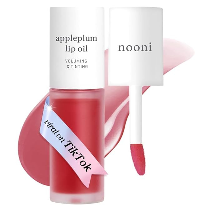 NOONI Korean Lip Oil - Appleplum | Long-Lasting, Moisturizing, Plumping, Revitalizing for Dry Lip... | Amazon (US)