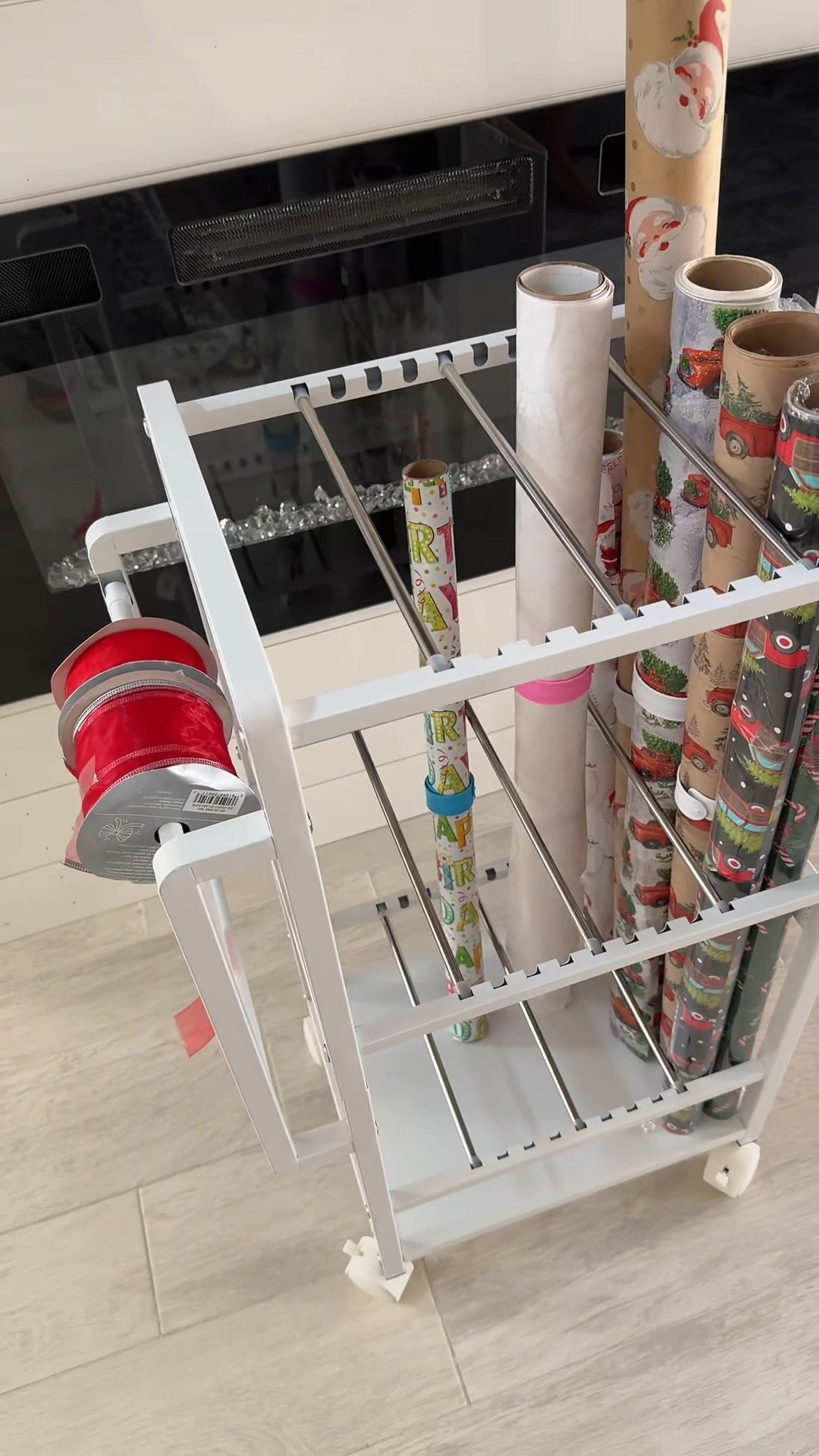 Gift wrapping paper organizer!

#LTKSaleAlert