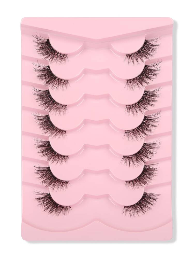 7pairs Cat Eye False Eyelashes | SHEIN