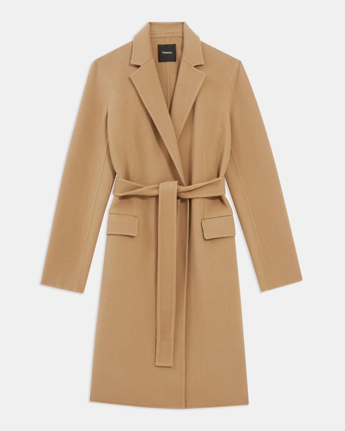 Belted Coat in Double-Face Wool-Cashmere | Theory