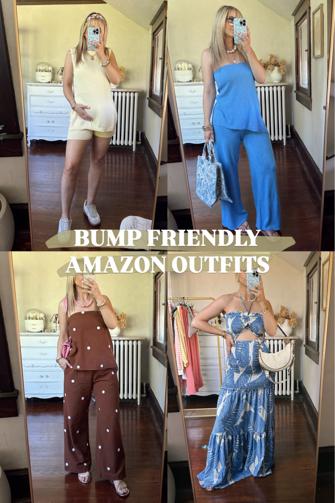 Bump friendly Amazon outfits, wearing a medium in everything 

Amazon sets
Summer outfit
Beach vacation outfit

#LTKBump