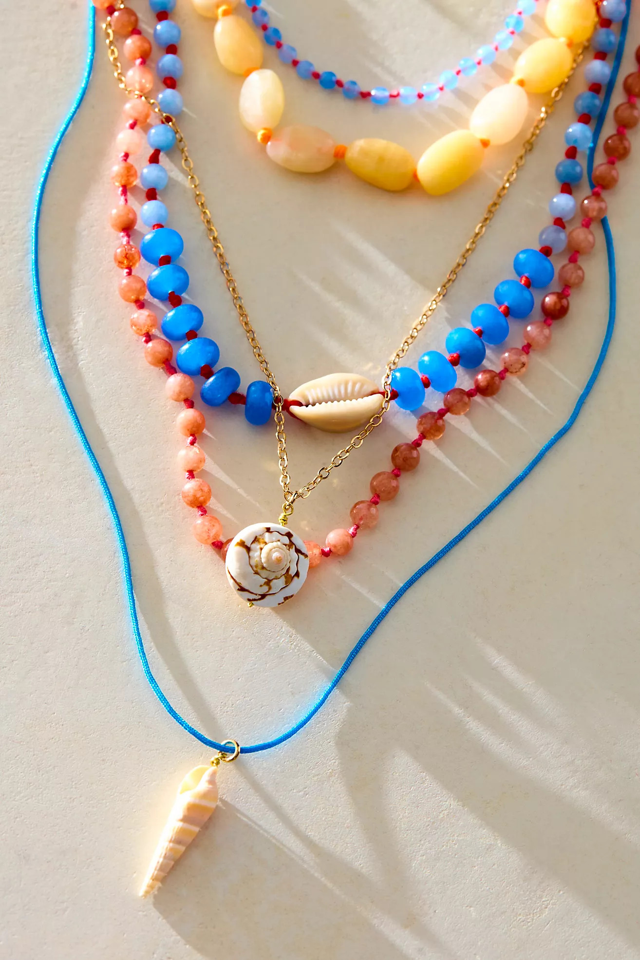 Hailee Semiprecious Beaded Necklace | Free People (Global - UK&FR Excluded)