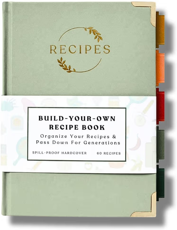 Kikaze Collection Blank Recipe Notebook | Small Blank Recipe Book to Write in Your Own Recipes | ... | Amazon (US)