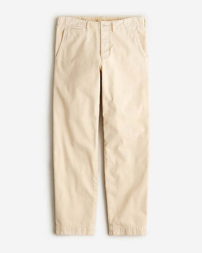 Wallace & Barnes selvedge officer chino pant | J. Crew US
