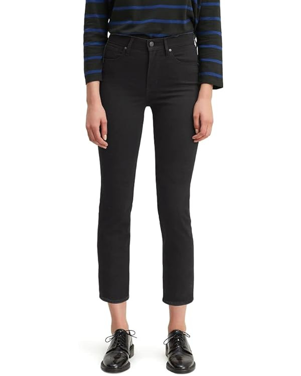 Levi's Women's 724 High Rise Straight Crop Jeans | Amazon (US)
