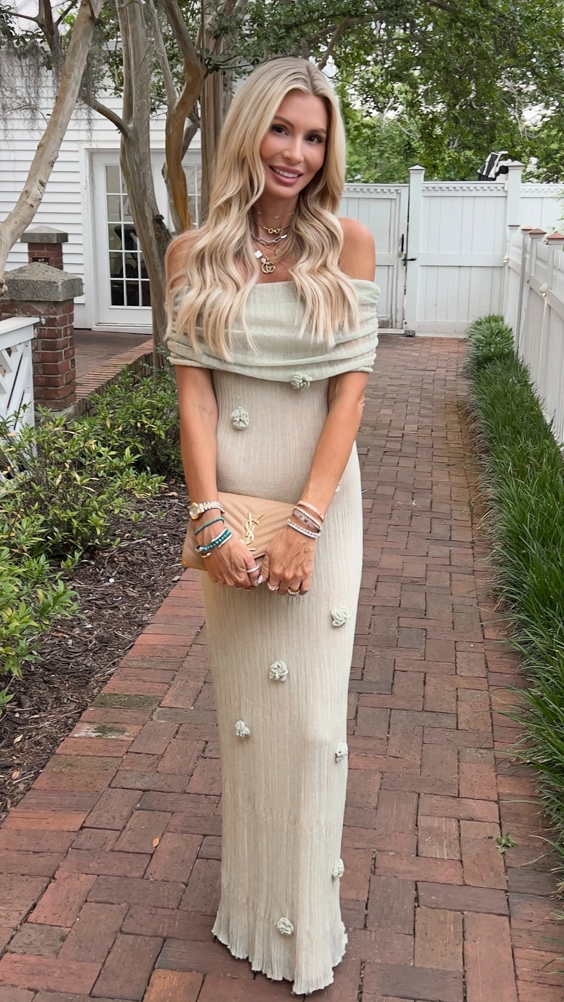 Green maxi dress 