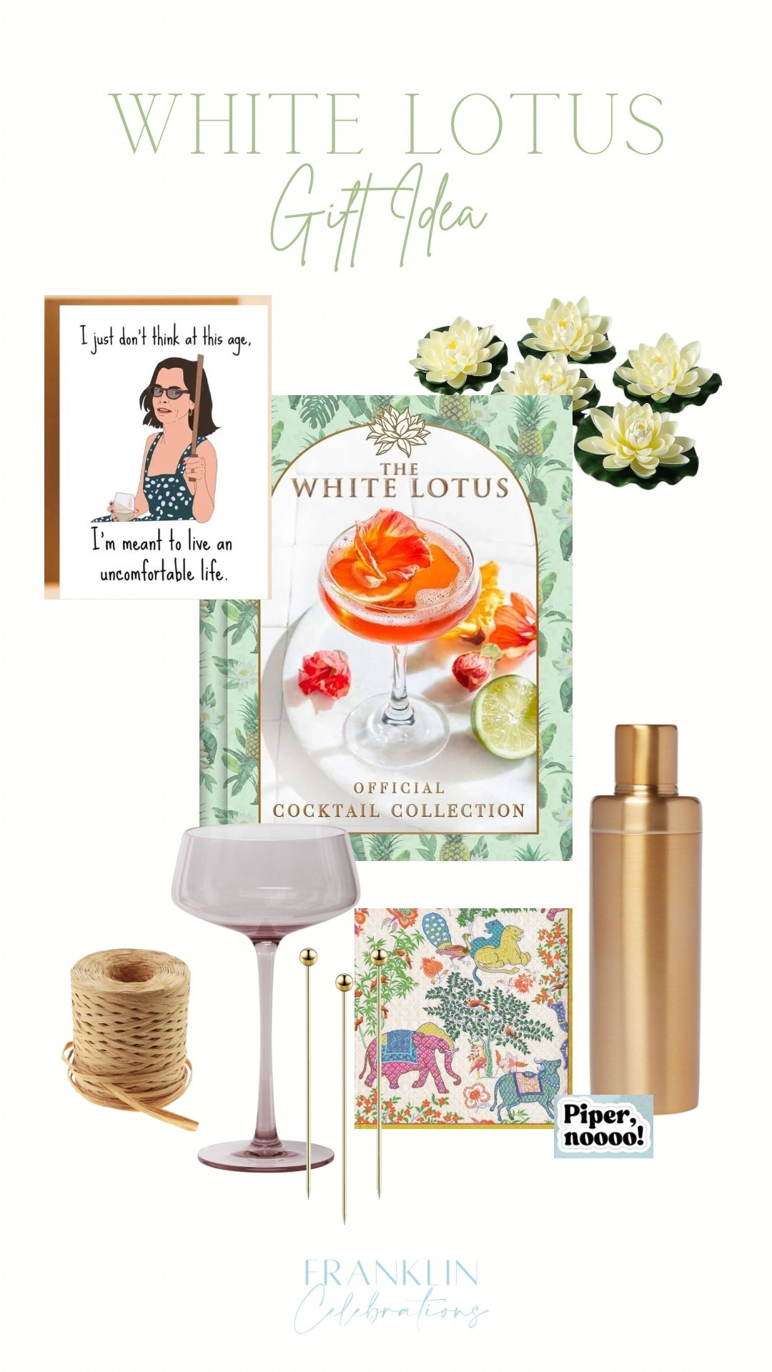 Get this pretty cocktail book and pick a cute cocktail accessory to go with it and you have yourself a fun little gift 🎁🍸



#LTKParties #LTKHome #LTKFindsUnder50