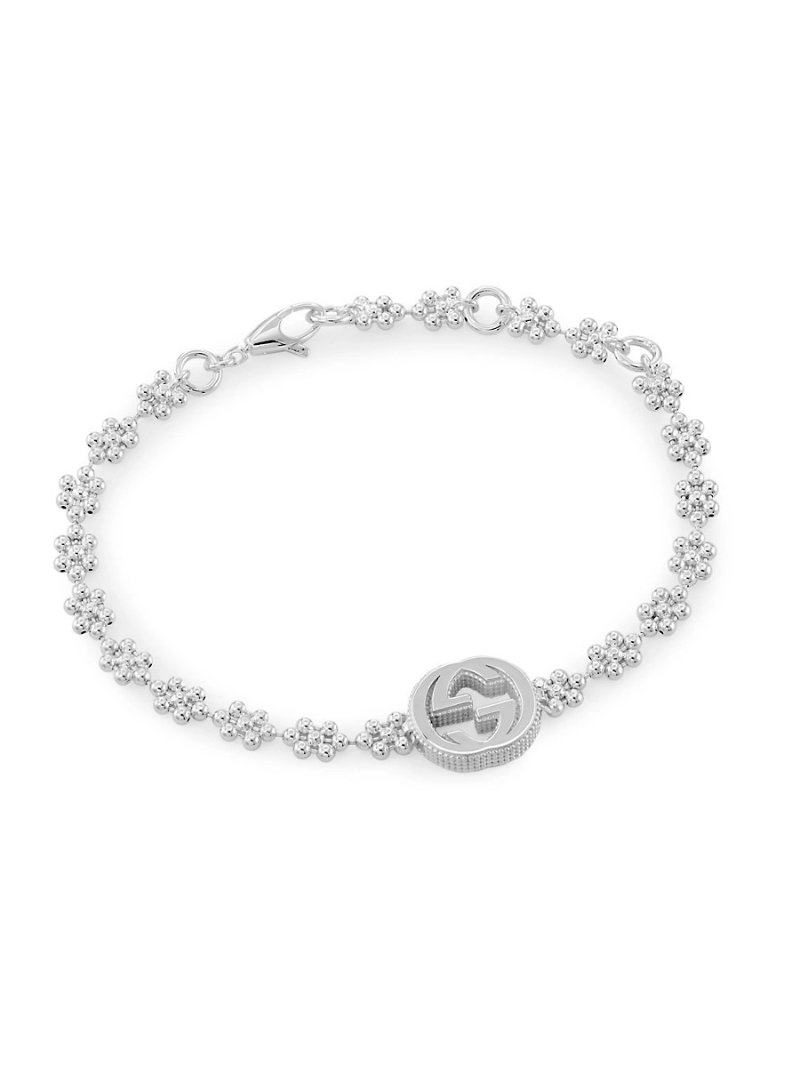 Women's Sterling Silver Interlocking-G Bracelet | Saks Fifth Avenue
