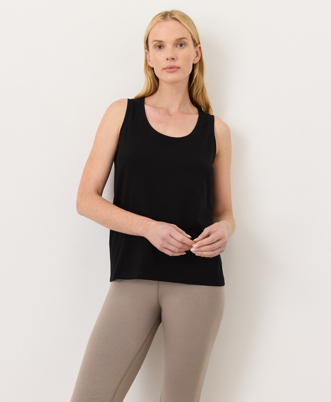 Organic Luxe Essential Scoop Neck Tank | Pact Apparel