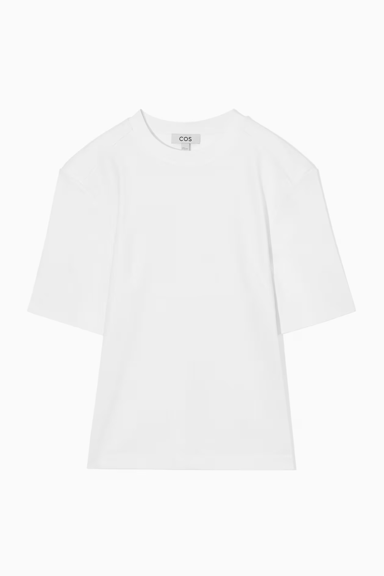 POWER-SHOULDER WAISTED T-SHIRT | COS (AU)