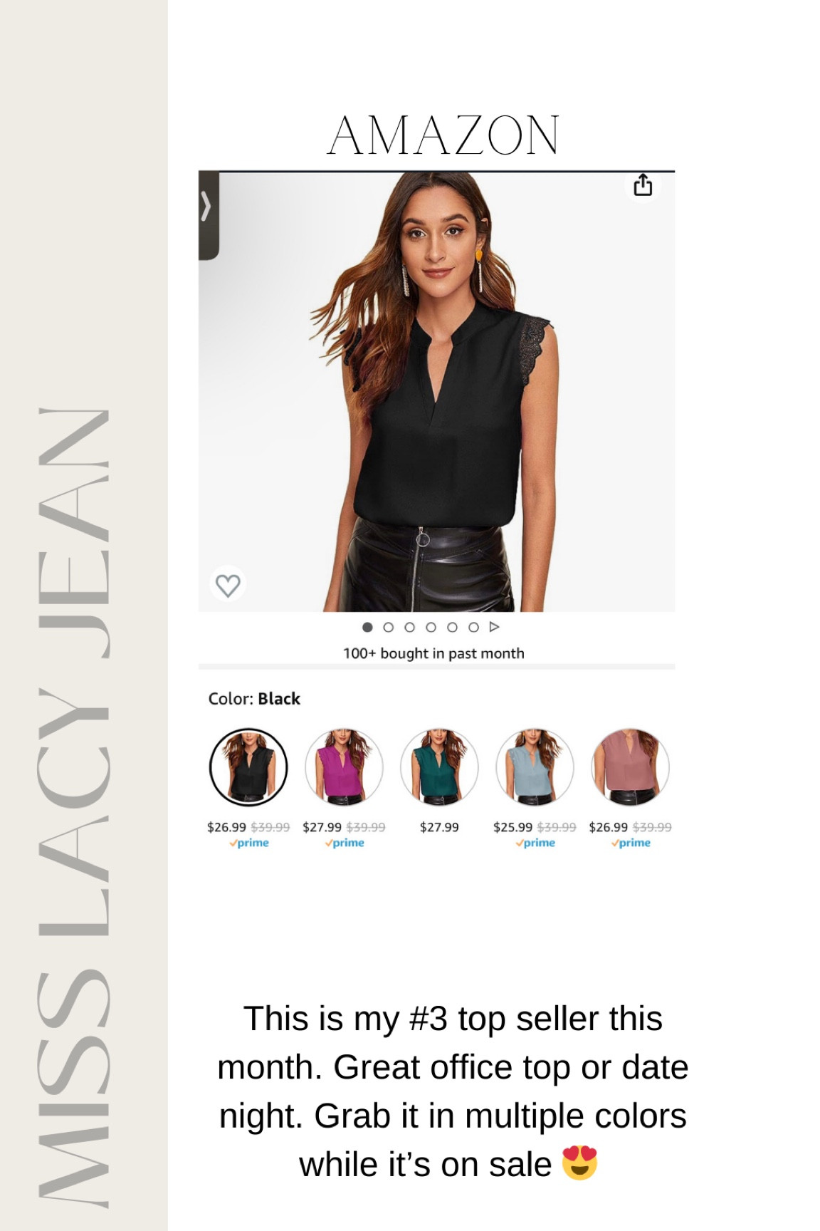 Amazon fashion
Office outfit top on sale
Workwear 

#LTKstyletip #LTKworkwear #LTKsalealert