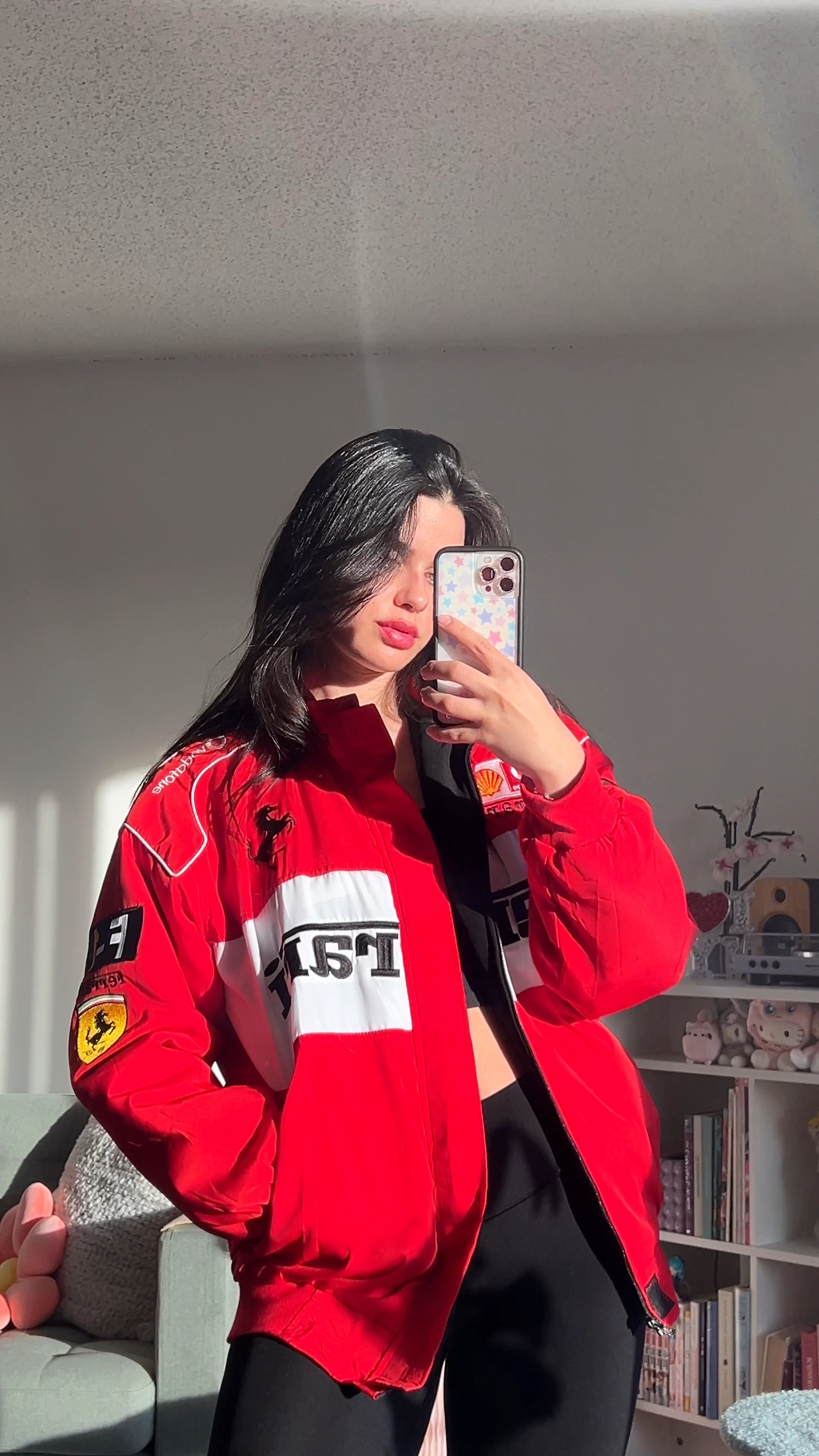 Iconic Ferrari racing jacket as worn by Lana Del Rey 🏁🏎️

#LTKFestival #LTKVideo