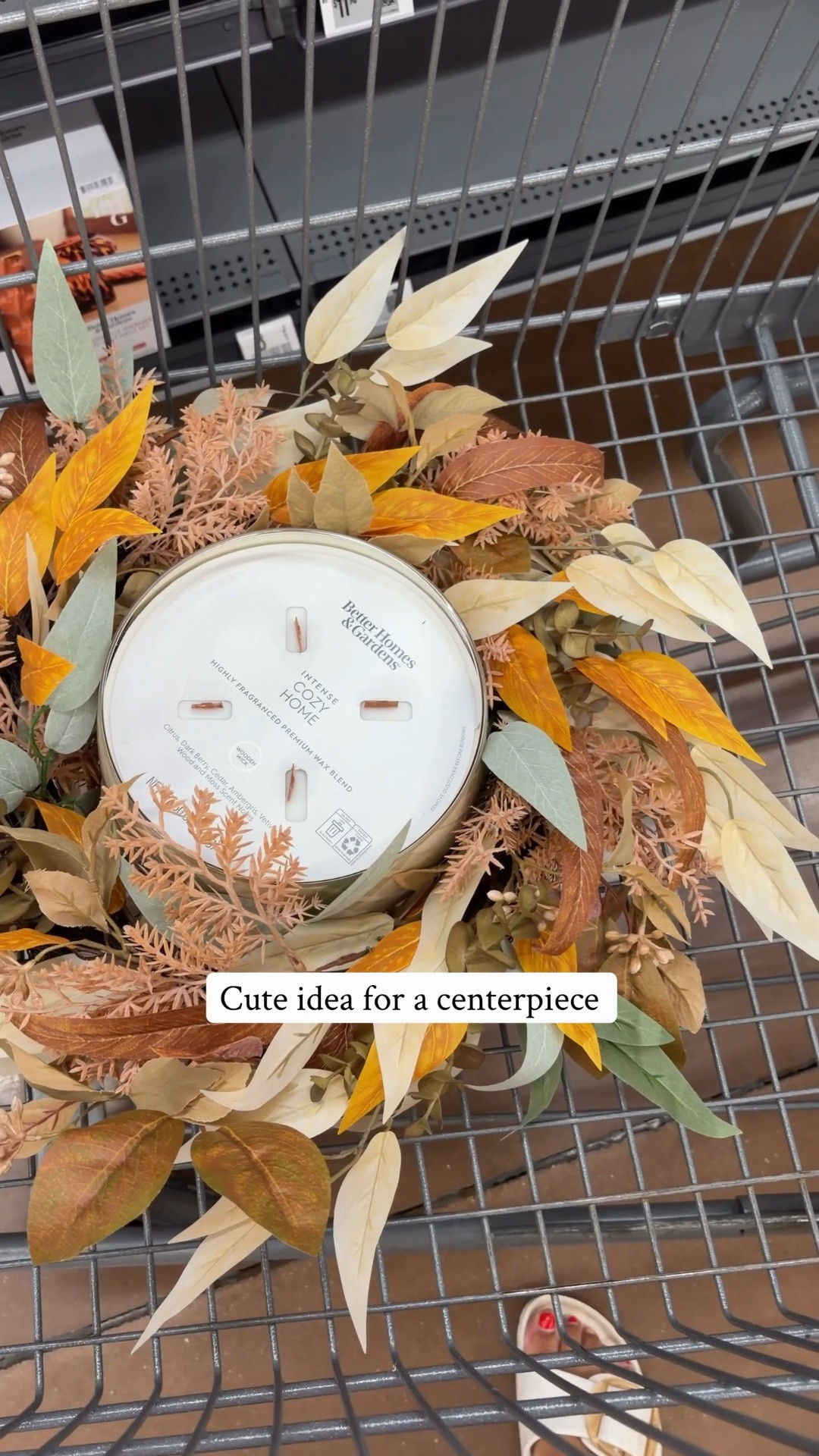 Love this idea for a centerpiece, grab a wreath and a candle and voilà, you have the cutest centerpiece for fall.

#LTKSeasonal #LTKHome