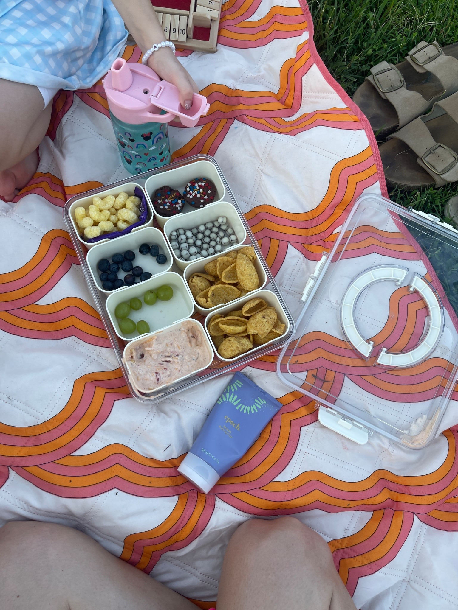Summer essential: the snacklebox 🎯
Perfect for road trips, poolside lounging, park picnics, and basically anytime someone says “I’m hungry” 3 minutes after we just ate 🙃

A little bit of everything, easy to pack, and saves the day every. single. time.

Sunscreen + snacks = survival kit for summer moms everywhere 🙌🏻☀️

#LTKHome #LTKParties #LTKSeasonal